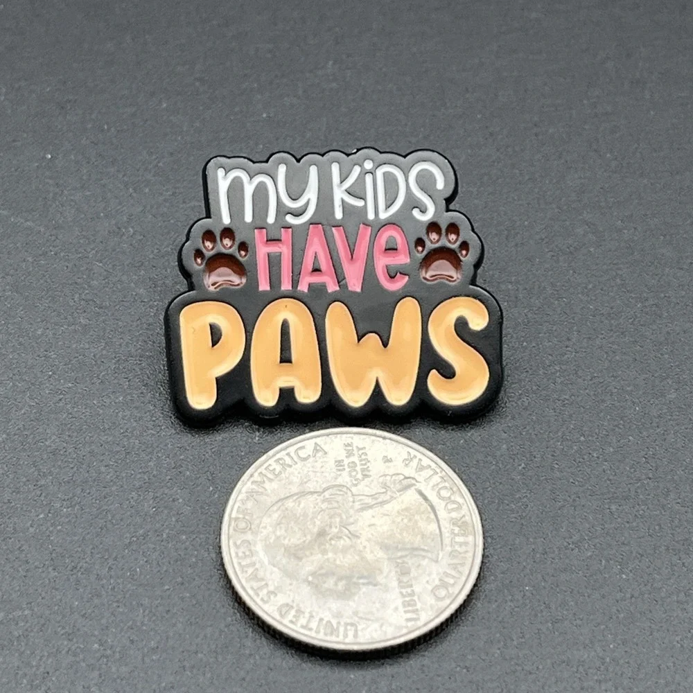My‎ Kids Have Paws Lapel Hat Pin